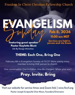Evangelism Sunday flyer